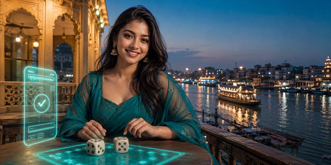 বরিশালে ডাইস গেম খেলছেন মডেল
